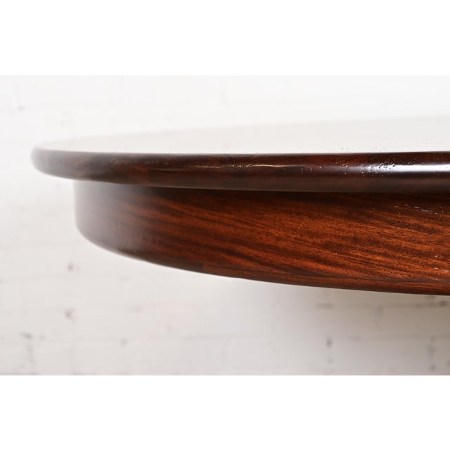 Skovby Danish Modern Sculpted Rosewood Extension Dining Table, Newly Refinished For Sale - Image 11 of 14