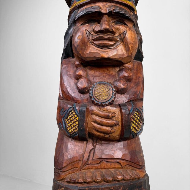 Ainu Totem Sculpture, Hokkaido, Japan, 1960s-1970s For Sale - Image 6 of 18