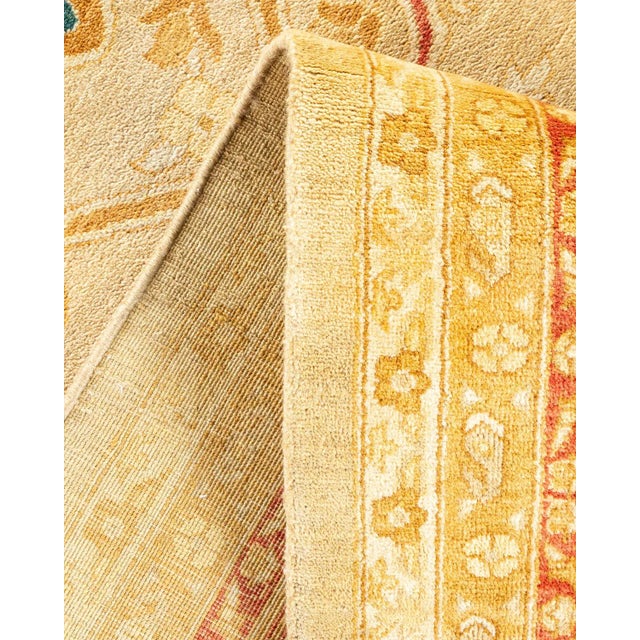 Vintage Moroccan Hand Knotted Wool Area Rug, Gold - 8'2" X 9'10" For Sale In New York - Image 6 of 9