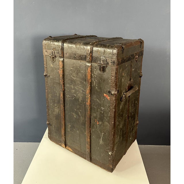 R. L. I. Travel Trunk with Wheels For Sale - Image 5 of 7