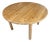Vintage Extendable Round Table in Pine, 1970, Set of 2 For Sale