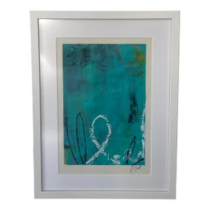 "Lustrous" Original Abstract Acrylic Painting by Jakki Jandrell