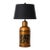 Early 20th Century Chinoiserie Tole Tea Canister Table Lamp For Sale