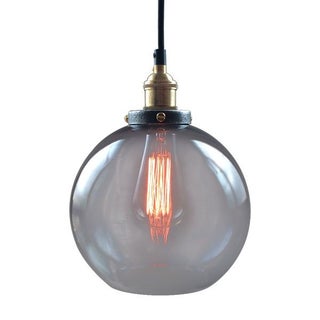 Brief Retro Glass Ball Pendant Light For Sale