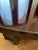 Wood Attributed to Hickory Chair Company Flame Mahogany Round Coffee Table With Brass Sabots For Sale - Image 7 of 12