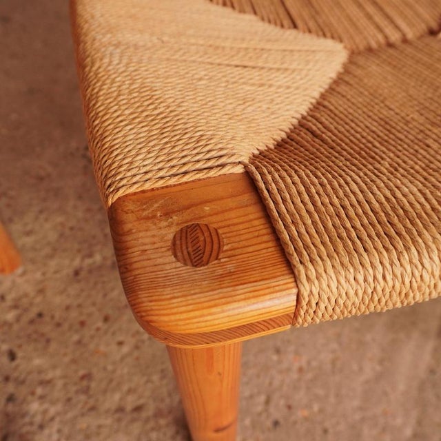Textile Rush Dining Chairs by Rainer Daumiller, Set of 4 For Sale - Image 7 of 18