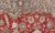 Antique Persian Fine Weave Tabriz in Red Background With Earth Tones For Sale - Image 9 of 12