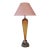 Vintage Murano Amber Art Glass Table Lamp | Neoclassical Italian Style | 1960s For Sale