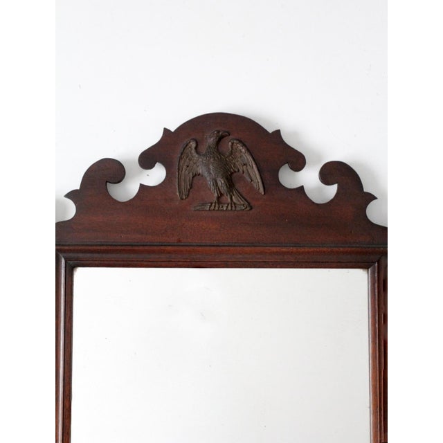 Antique Federal Revival Eagle Mirror For Sale - Image 4 of 14