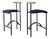 Vintage Tubular Steel Bar Stools, 1980s, Set of 2 For Sale