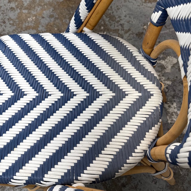 Serena & Lily Riviera Rattan Dining Side Chairs, Set of Five For Sale - Image 9 of 12