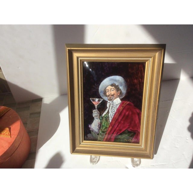 Antique French Limoges Enamel Painting For Sale In San Antonio - Image 6 of 6