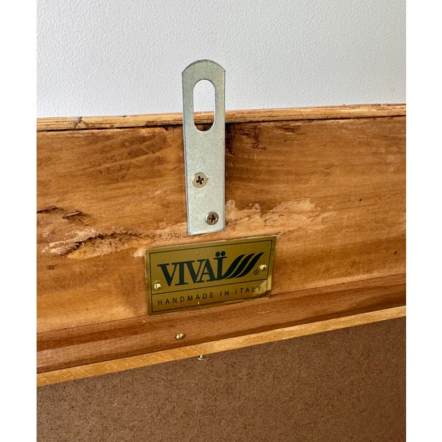 Bamboo and Rattan Mirror by Vivai Del Sud. Italy, 1970s For Sale - Image 9 of 12