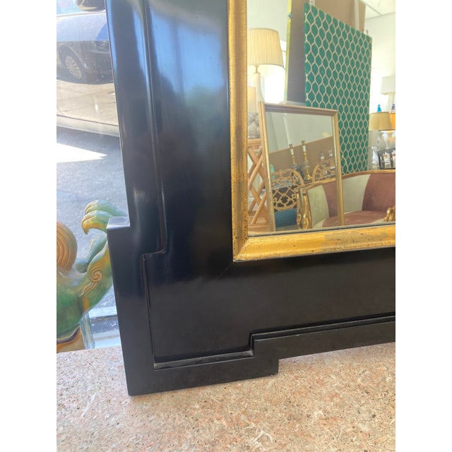 1990s Arched Pediment Mirror by John Hutton For Sale - Image 5 of 12