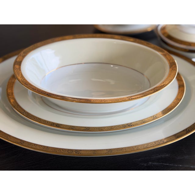 1950's Noritake Goldkin China Set - 91pcs For Sale In Jacksonville, FL - Image 6 of 12