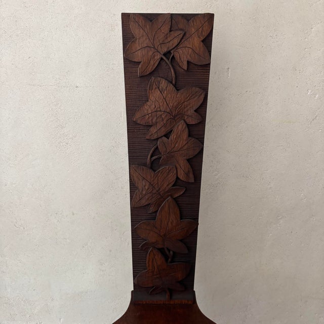 Side Chair in Carved Oak For Sale - Image 3 of 7