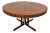 Mid-Century Danish Modern Round / Oval Teak Dining Table For Sale