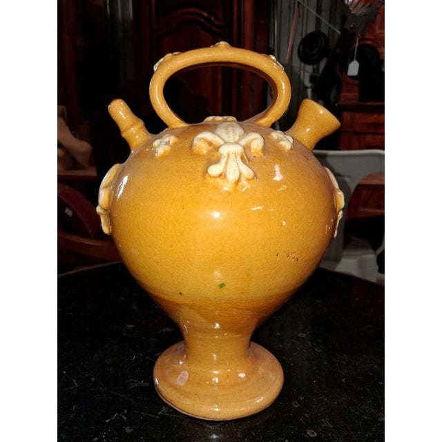 Ceramic Glazed Terracotta Water Jug ​, 1800s For Sale - Image 7 of 9