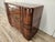 An elegant 1940s Italian Art Deco dresser, crafted from fine walnut veneer and featuring a refined interplay of mirrored...