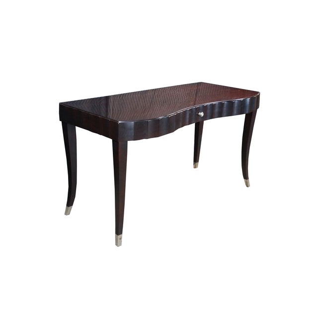 Late 20th Century Barbara Barry Collection desk by Baker Furniture. Showcasing a sophisticated Neoclassical / Italian Art...