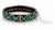 Contemporary Nouvelle Bague Diamond Green Black Enamel 18k & Sterling Bracelet For Sale - Image 3 of 6