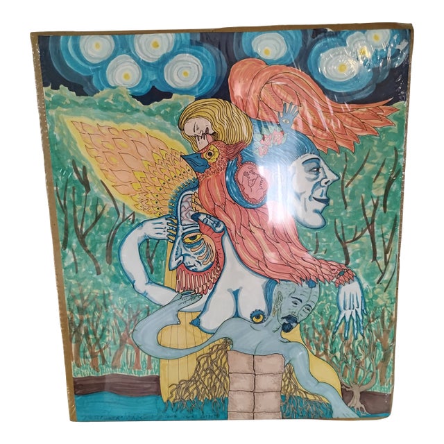 Original Shawn Corbett Artwork Titled "Will to Flower" For Sale