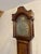 Metal Antique George III Mahogany and Brass Arched Face Long Case Clock, 1800 For Sale - Image 7 of 10