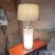 Kartell 1970s White Cylinder Table Lamp Style of Kartell Italy For Sale - Image 4 of 13