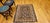 Vintage Persian Malayer Area Rug, Handwoven All Over Geometric Design, Navy & Ivory, 4’ X 4’ For Sale - Image 14 of 14