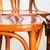 Burnt Orange Three Spoked Fan Back Armchairs, 1980s, Set of 6 For Sale - Image 4 of 8