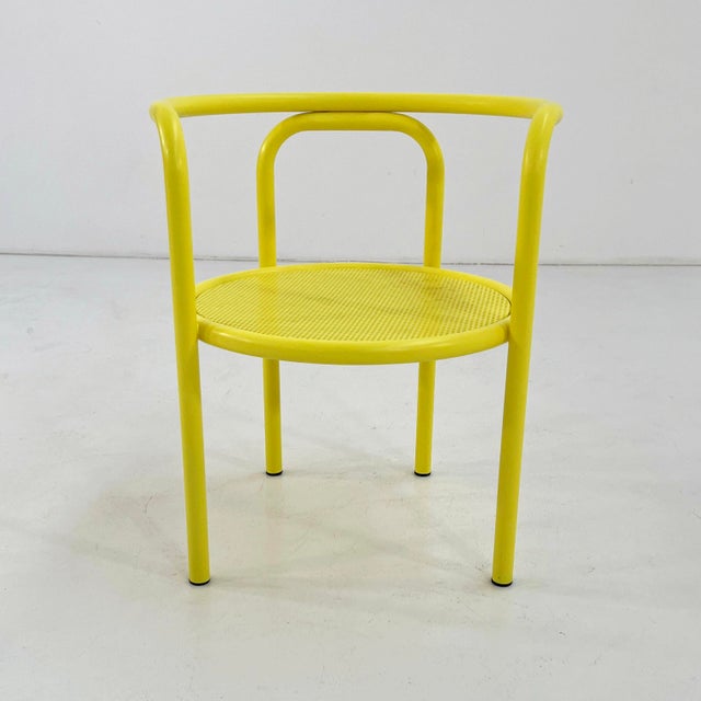 Poltronova Yellow Locus Solus Chairs by Gae Aulenti for Poltronova, 1960s, Set of 4 For Sale - Image 4 of 11