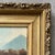 Antique Continental Mountainous Riverscape With Island and Boat, Oil on Board For Sale In Philadelphia - Image 6 of 10