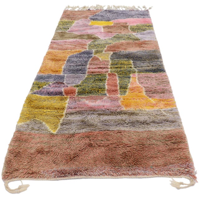 Moroccan Soft Earthy Berber Moroccan Rug - 03'03 X 06'11 For Sale - Image 3 of 9