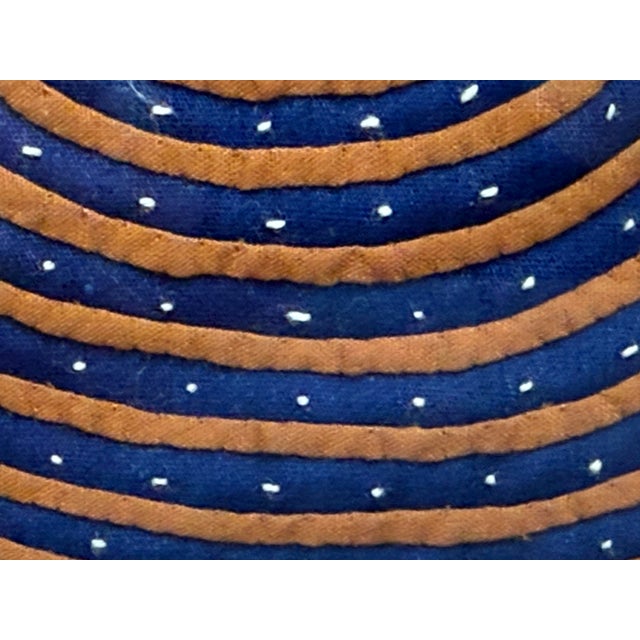 Tan Hmong Textile Folk Art, Framed For Sale - Image 8 of 12