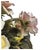 VTG Large Italian Porcelain Rose Bouquet Basket Centerpiece Capodimonte 22.5” For Sale - Image 10 of 18