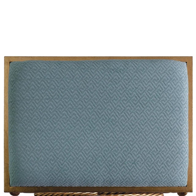 We offer two versions of the Nigel textured fabric on our Delfern Bench in blue and celadon fabrics. Nigel fabric is...