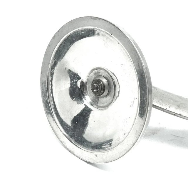 Art Deco Clock Stand with Thermometer, France, 1930s, in Good conditions. Designed 1920 to 1949