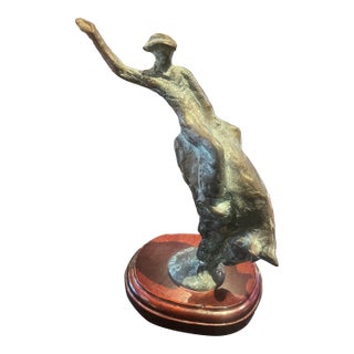 MCM Bull Rider Bronze by Kim Bernard (1942- ) For Sale