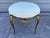 1950s 1950s Pair of Italian Chiavari Brass Ottomans For Sale - Image 5 of 12