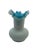 Blue Late 19th Century Blue Art Glass Vase For Sale - Image 8 of 14