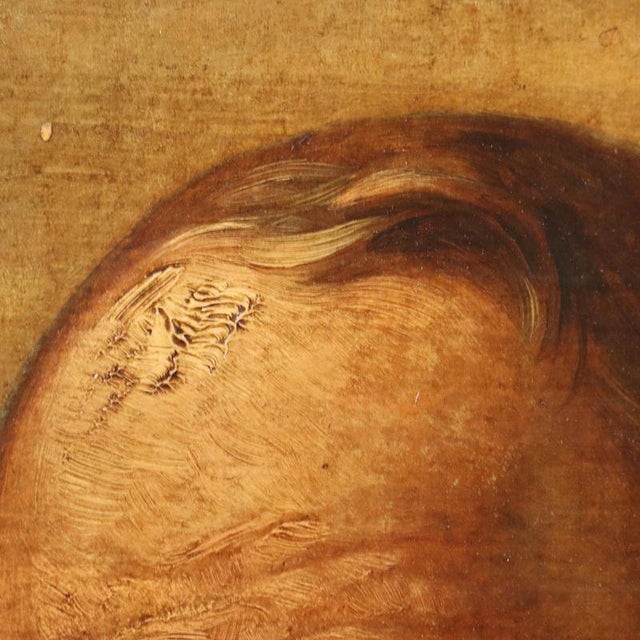Filippo Marsigli, Portrait, Oil on Paper on Canvas For Sale - Image 5 of 11