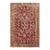 Antique Persian Sarouk Wool 4x6 Red, Orange & Ivory Handmade Area Rug #9902994 For Sale