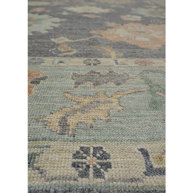 Early 21st Century Turkish Oushak Rug 9'5" x 12'7" For Sale - Image 5 of 7