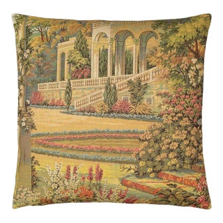 Como Garden Tapestry Cushion With Feather Filler - 46x46cm (18"x18") For Sale