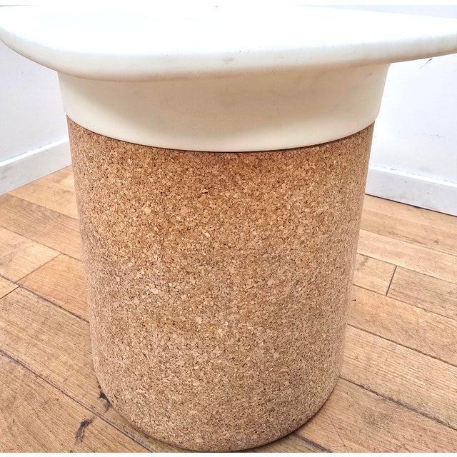 White Ottoman by Patrick Norguet, 2000s For Sale - Image 8 of 10