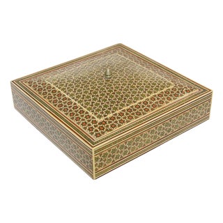 Moorish Micro Mosaic Jewelry Box by Rajhastani, India, 1950 For Sale