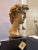 Ivory Late 20th Century Large Michelangelo David Bust Sculpture by House Parts Inc. Atlanta With Original Tag For Sale - Image 8 of 10