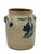 Ceramic Small 1 Gallon Size Blue Decorated Antique American Stoneware Butter Churn Crock by Cowden & Wilcox Harrisburg Pennsylvania For Sale - Image 7 of 18