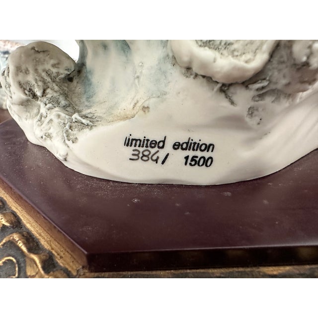 Wood Vintage 2000 Florence Giuseppe Armani "The Triumph of Venus" Sculpture #1530c For Sale - Image 7 of 10