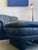 1990s Postmodern Italian Black Lounge Chair & Ottoman For Sale - Image 5 of 8